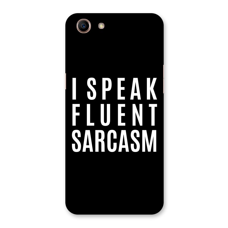Fluent Sarcasm Back Case for Oppo A83 (2018)