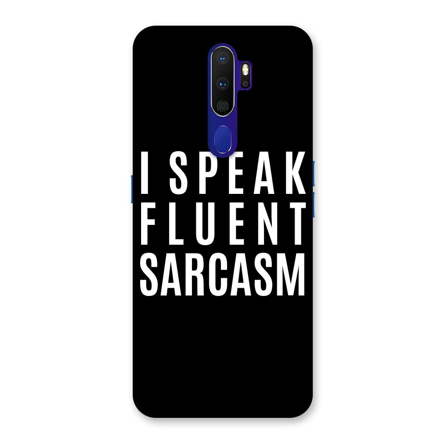 Fluent Sarcasm Back Case for Oppo A9 (2020)
