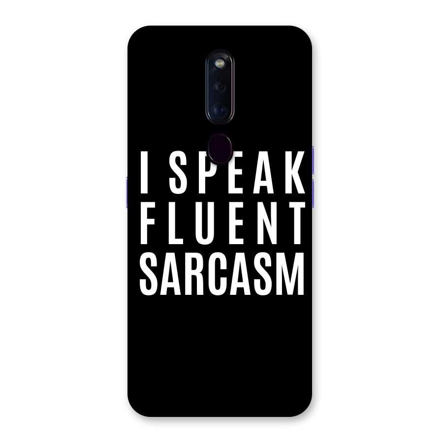 Fluent Sarcasm Back Case for Oppo F11 Pro