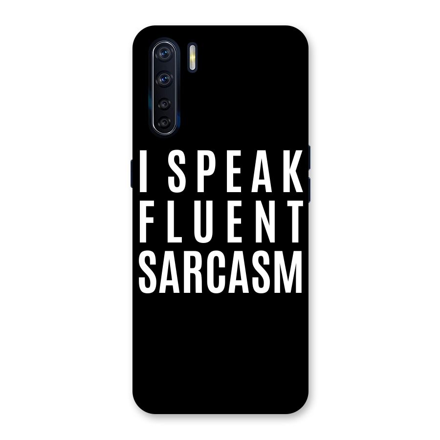 Fluent Sarcasm Back Case for Oppo F15