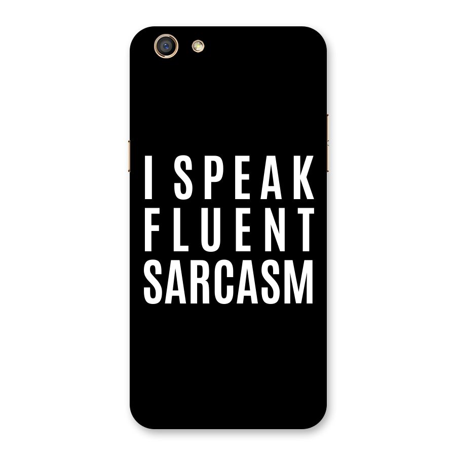 Fluent Sarcasm Back Case for Oppo F3