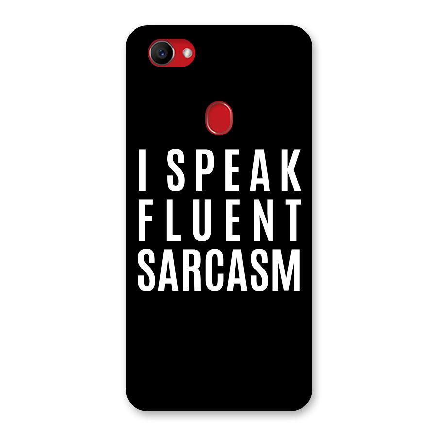 Fluent Sarcasm Back Case for Oppo F7