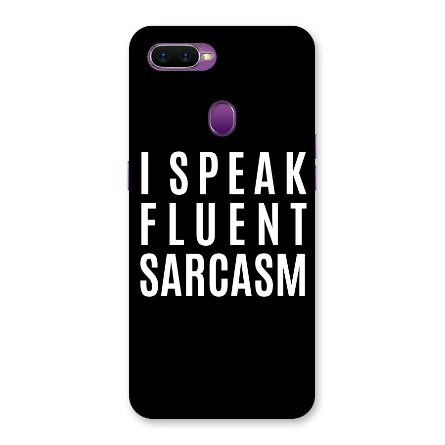 Fluent Sarcasm Back Case for Oppo F9