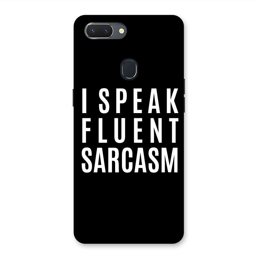 Fluent Sarcasm Back Case for Oppo Realme 2