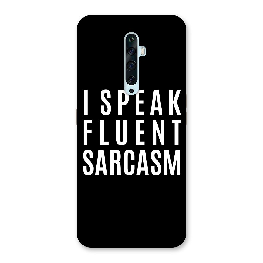 Fluent Sarcasm Back Case for Oppo Reno2 Z