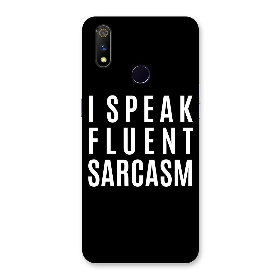 Fluent Sarcasm Back Case for Realme 3 Pro