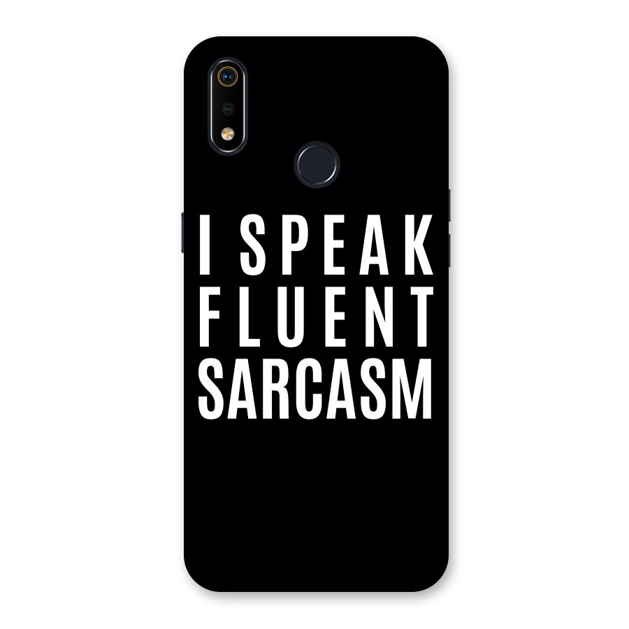 Fluent Sarcasm Back Case for Realme 3i