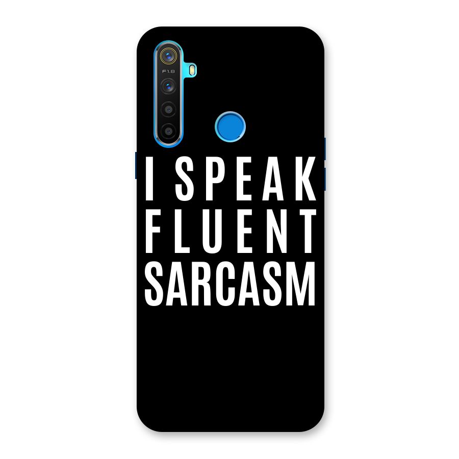 Fluent Sarcasm Back Case for Realme 5