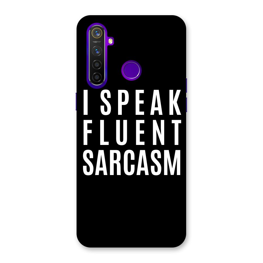 Fluent Sarcasm Back Case for Realme 5 Pro