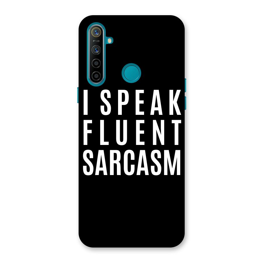 Fluent Sarcasm Back Case for Realme 5i
