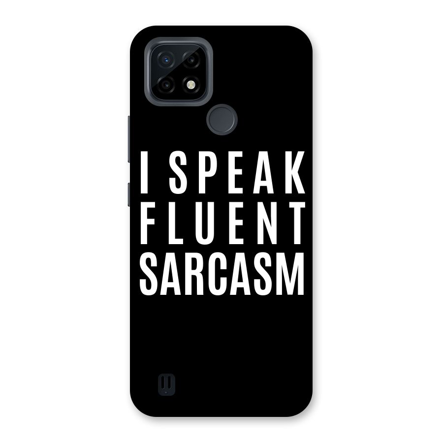 Fluent Sarcasm Back Case for Realme C21
