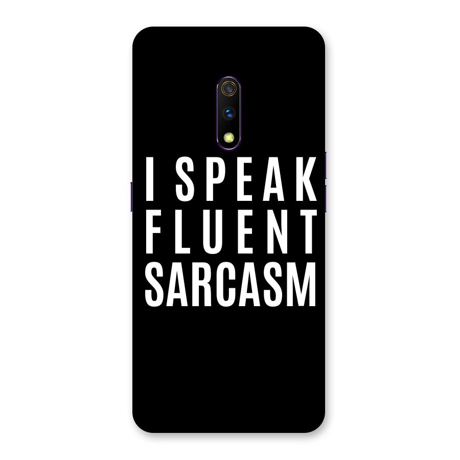 Fluent Sarcasm Back Case for Realme X