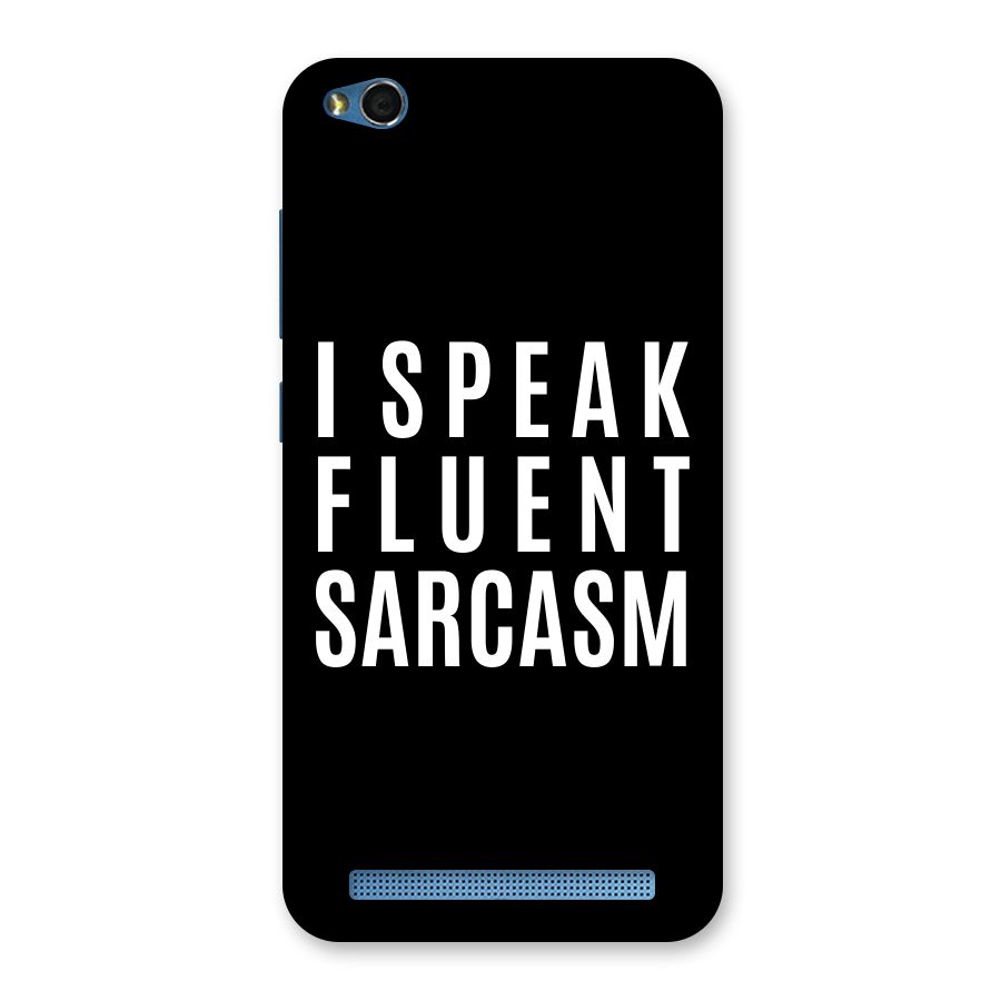 Fluent Sarcasm Back Case for Redmi 5A
