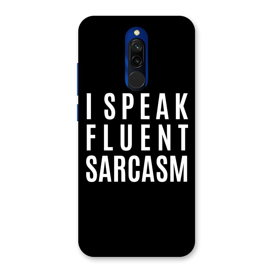 Fluent Sarcasm Back Case for Redmi 8