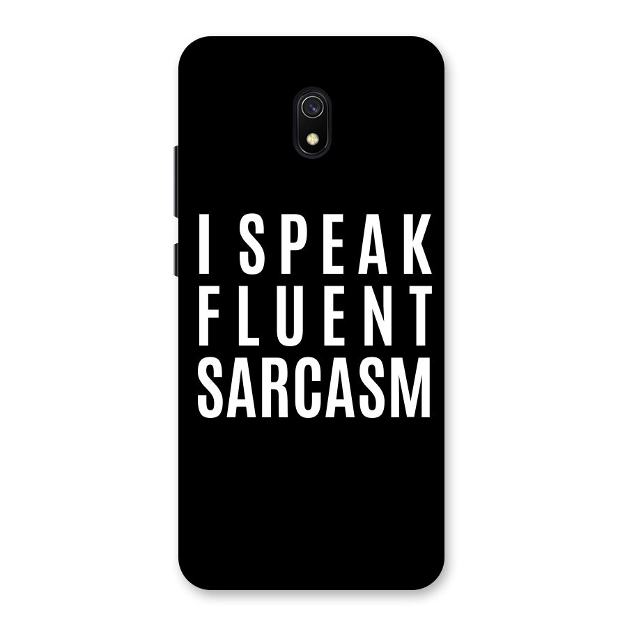 Fluent Sarcasm Back Case for Redmi 8A
