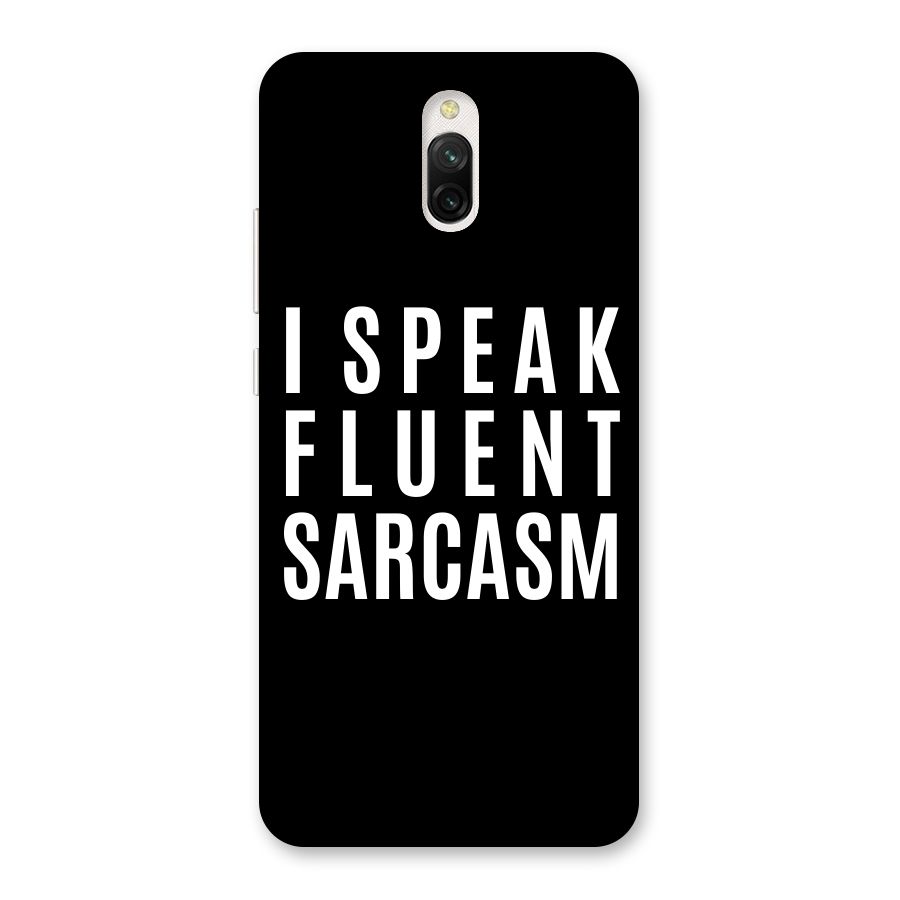 Fluent Sarcasm Back Case for Redmi 8A Dual