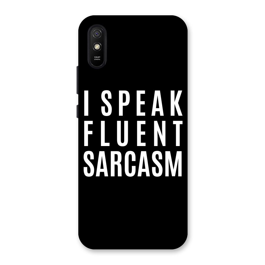 Fluent Sarcasm Back Case for Redmi 9A