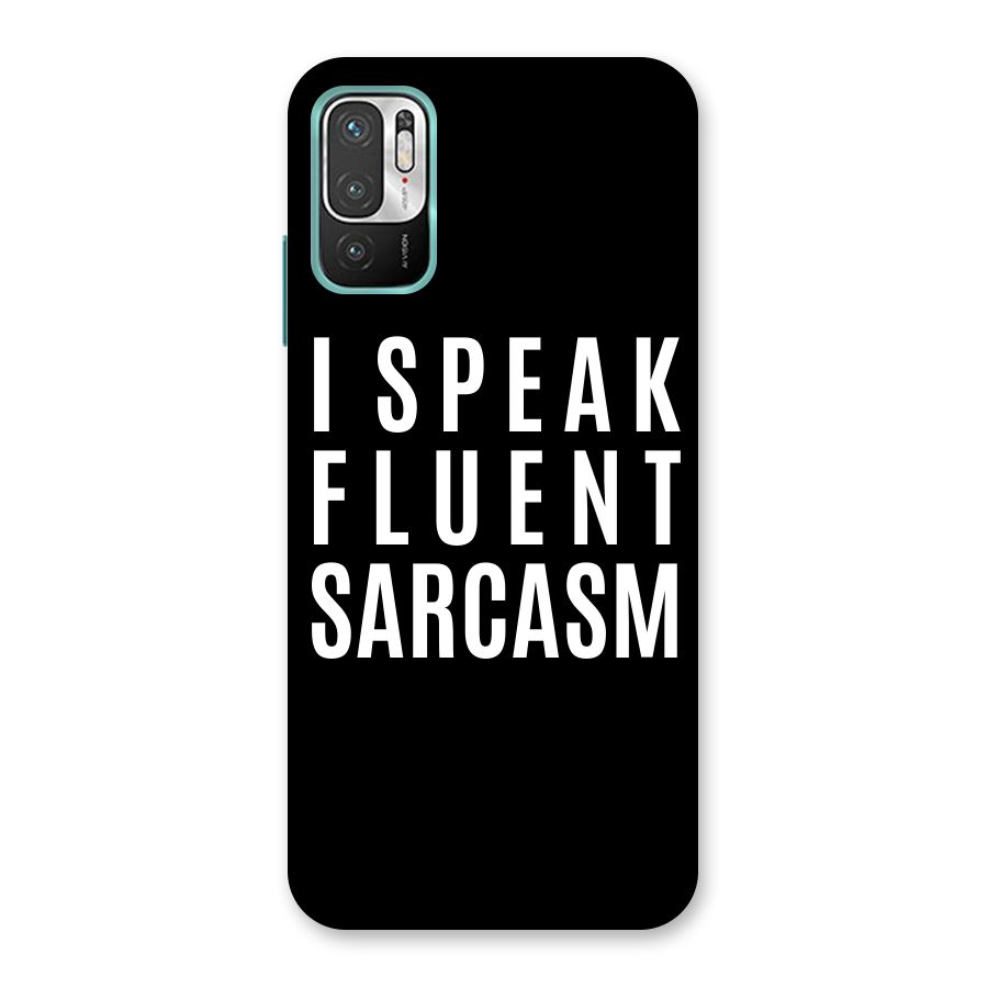 Fluent Sarcasm Back Case for Redmi Note 10T 5G
