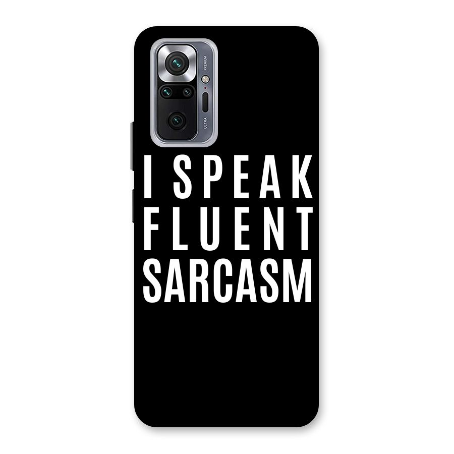 Fluent Sarcasm Back Case for Redmi Note 10 Pro Max