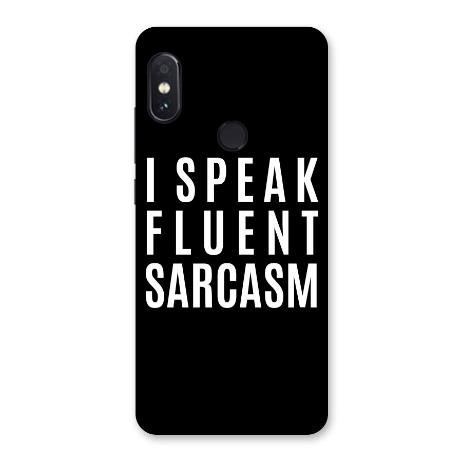 Fluent Sarcasm Back Case for Redmi Note 5 Pro