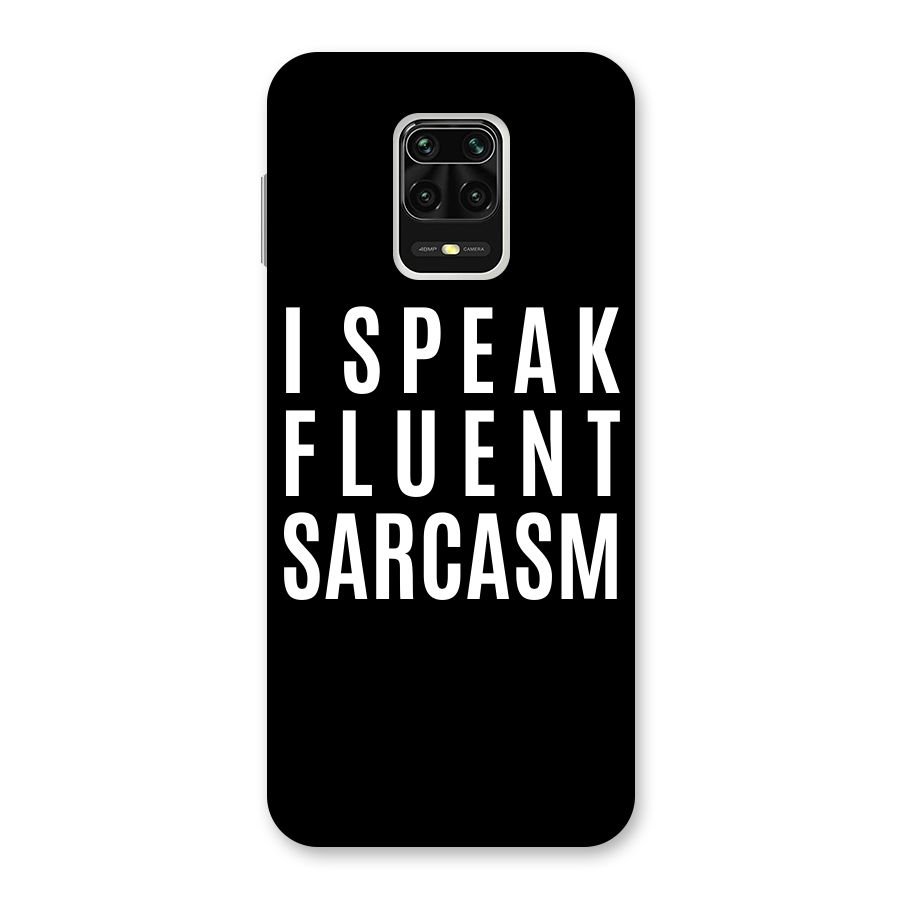 Fluent Sarcasm Back Case for Redmi Note 9 Pro