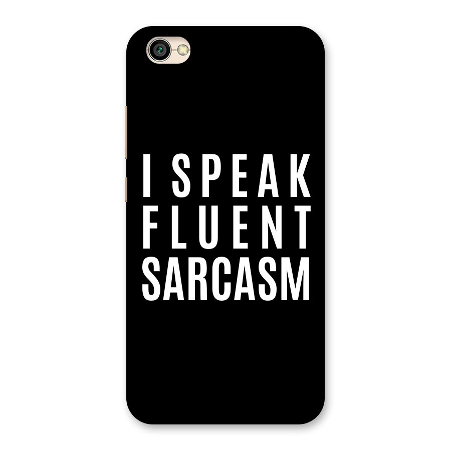 Fluent Sarcasm Back Case for Redmi Y1 Lite