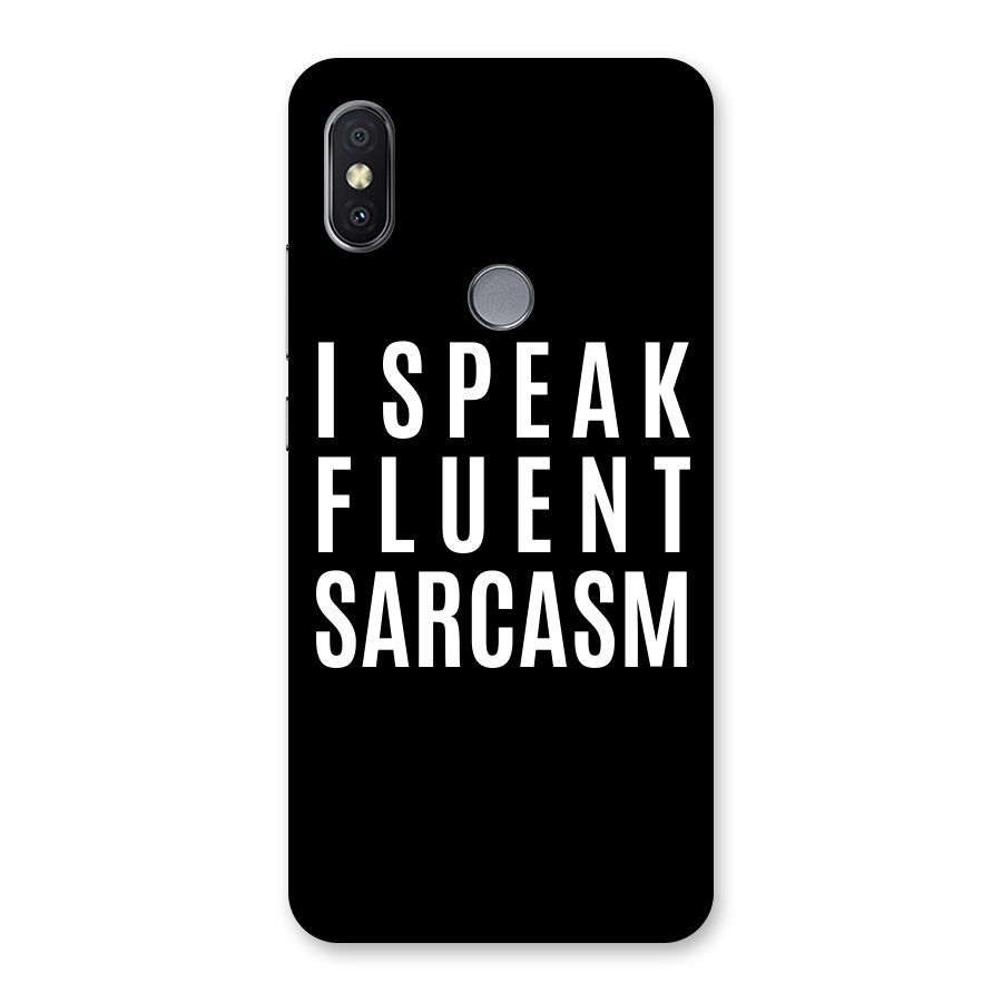Fluent Sarcasm Back Case for Redmi Y2