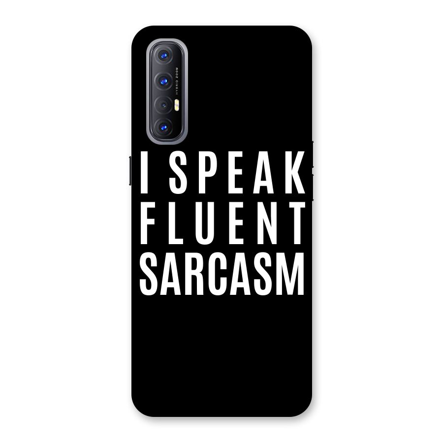 Fluent Sarcasm Back Case for Reno3 Pro
