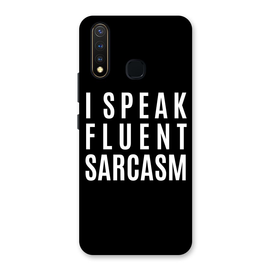 Fluent Sarcasm Back Case for Vivo U20