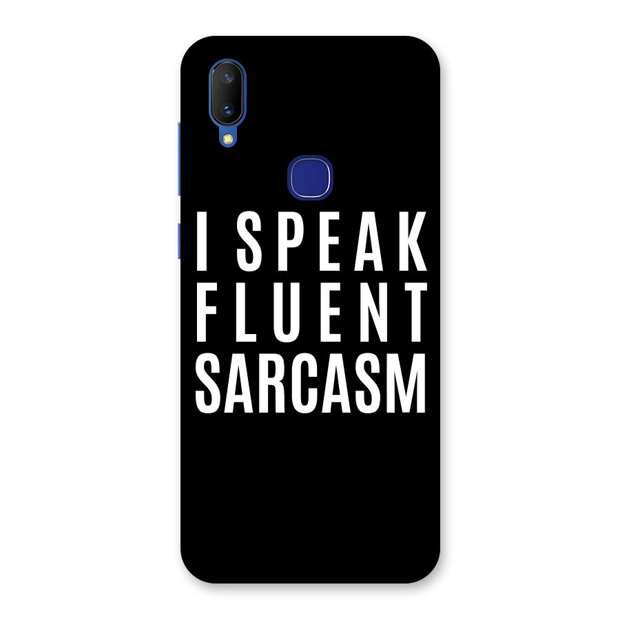 Fluent Sarcasm Back Case for Vivo V11
