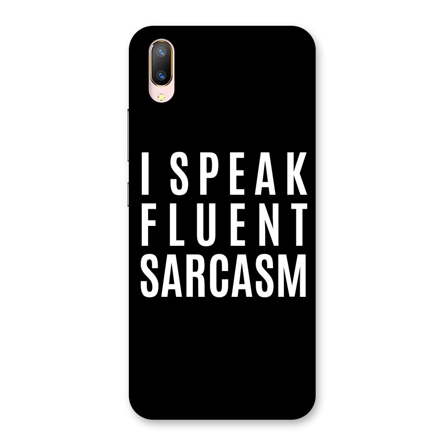 Fluent Sarcasm Back Case for Vivo V11 Pro