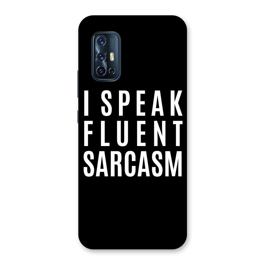 Fluent Sarcasm Back Case for Vivo V17