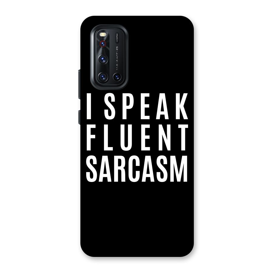 Fluent Sarcasm Back Case for Vivo V19