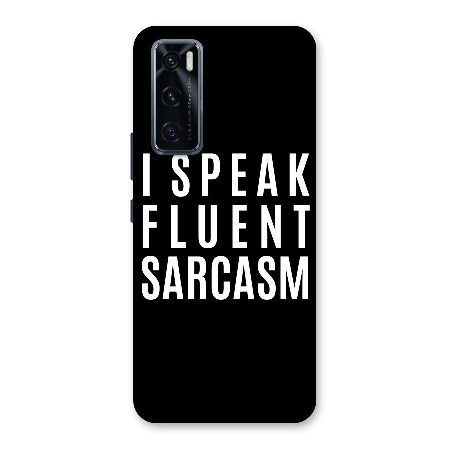 Fluent Sarcasm Back Case for Vivo V20 SE
