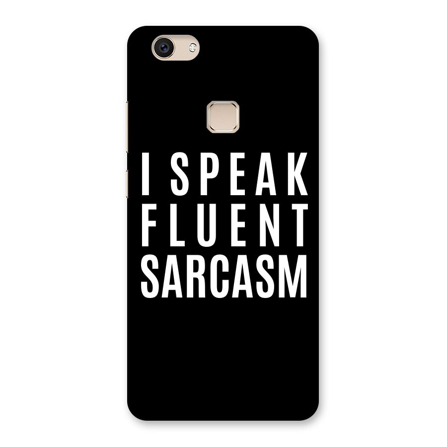 Fluent Sarcasm Back Case for Vivo V7