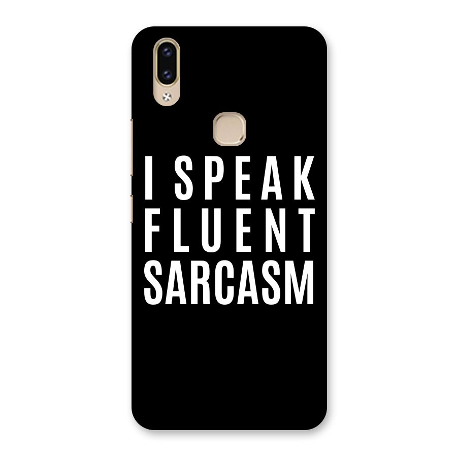 Fluent Sarcasm Back Case for Vivo V9 Youth