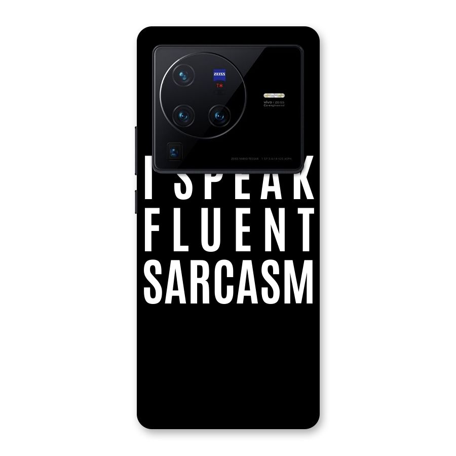 Fluent Sarcasm Back Case for Vivo X80 Pro