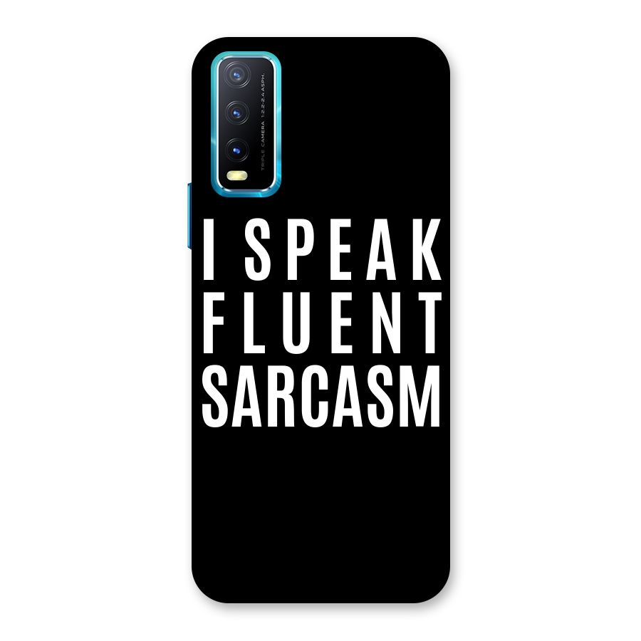 Fluent Sarcasm Back Case for Vivo Y20