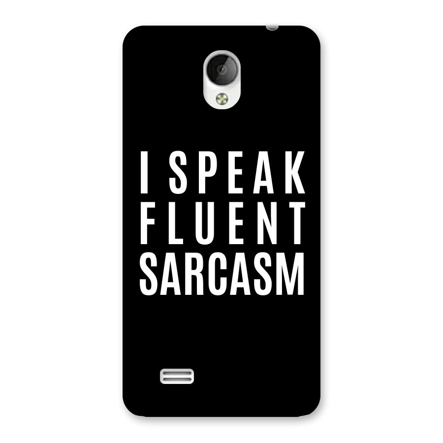 Fluent Sarcasm Back Case for Vivo Y21