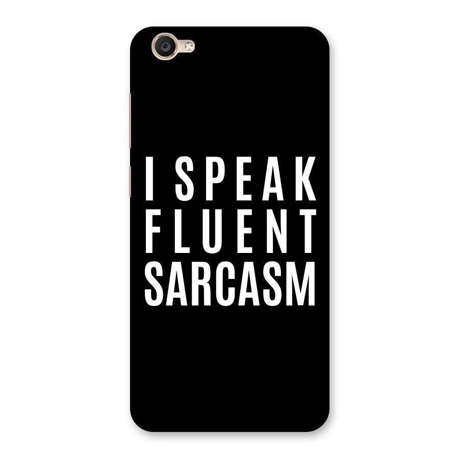 Fluent Sarcasm Back Case for Vivo Y55s
