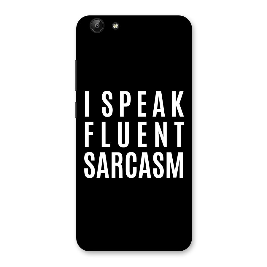 Fluent Sarcasm Back Case for Vivo Y69