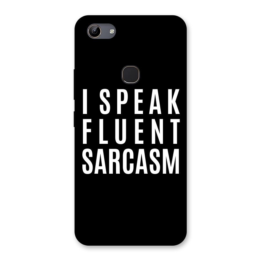 Fluent Sarcasm Back Case for Vivo Y81