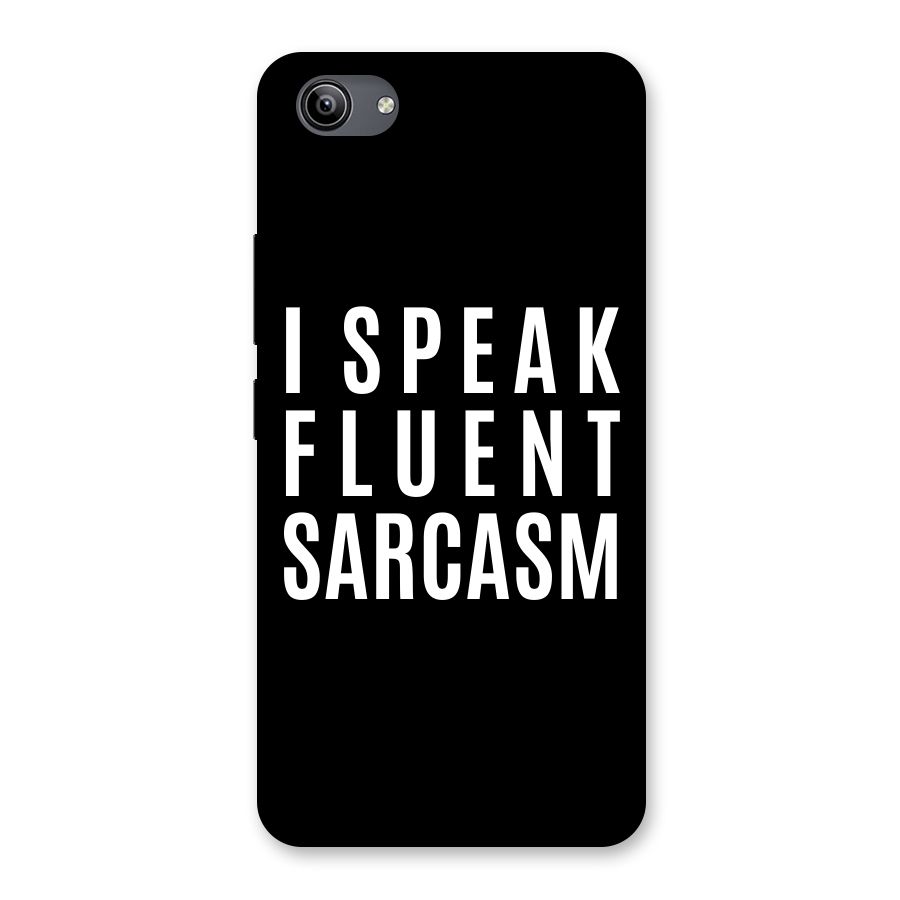 Fluent Sarcasm Back Case for Vivo Y81i