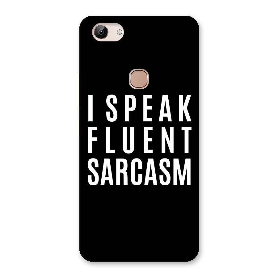 Fluent Sarcasm Back Case for Vivo Y83