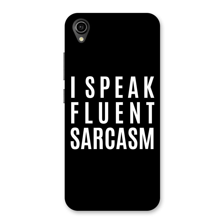 Fluent Sarcasm Back Case for Vivo Y90