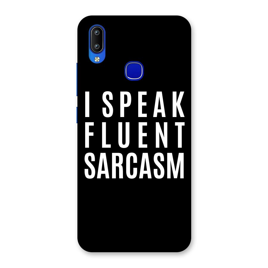Fluent Sarcasm Back Case for Vivo Y91