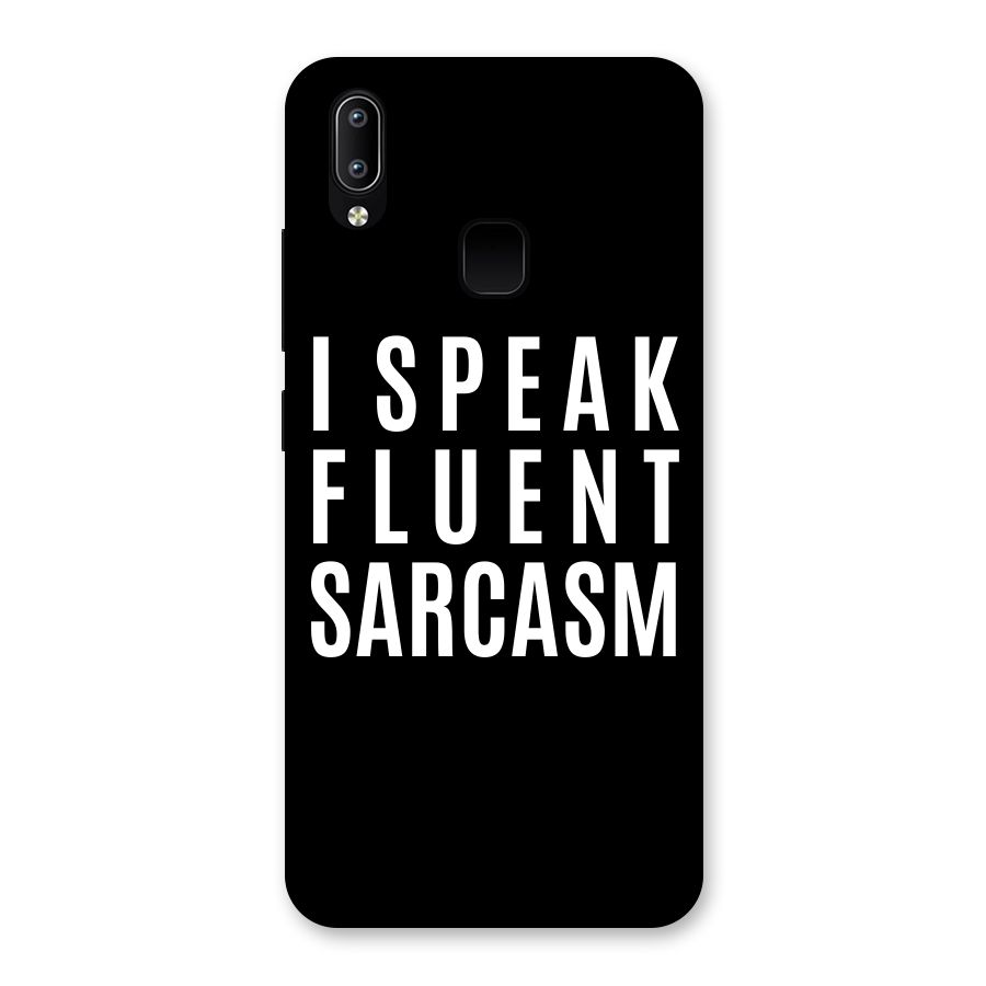 Fluent Sarcasm Back Case for Vivo Y93