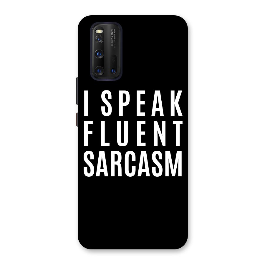 Fluent Sarcasm Back Case for Vivo iQOO 3