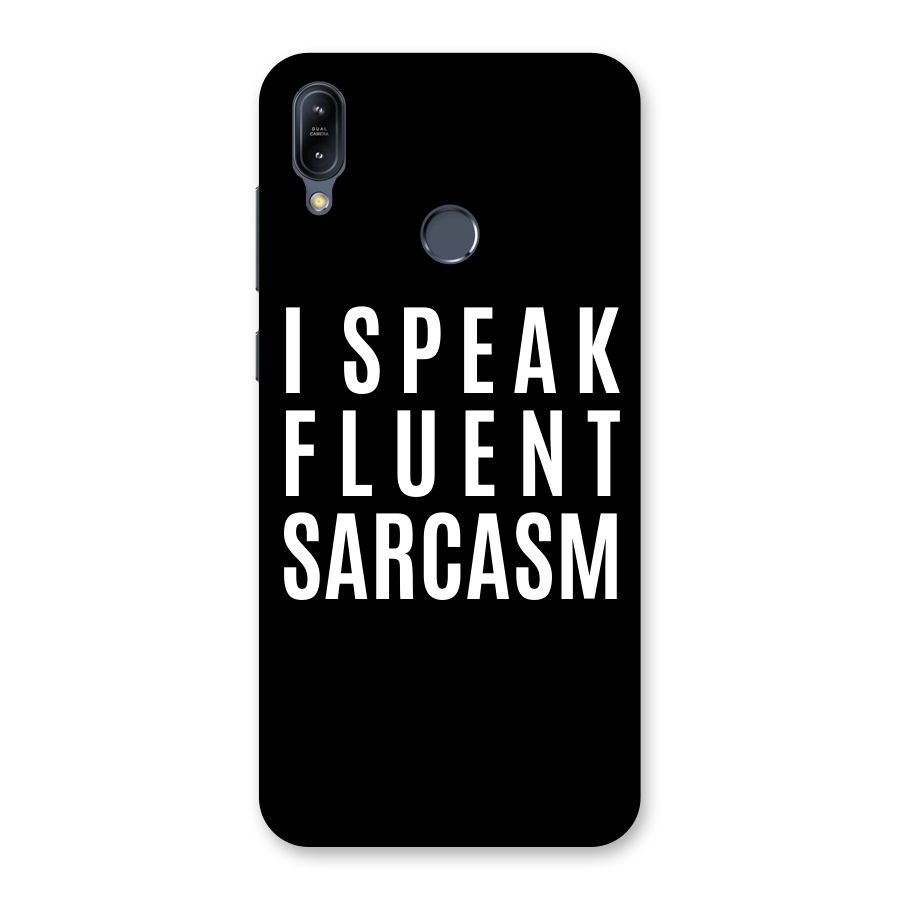 Fluent Sarcasm Back Case for Zenfone Max M2