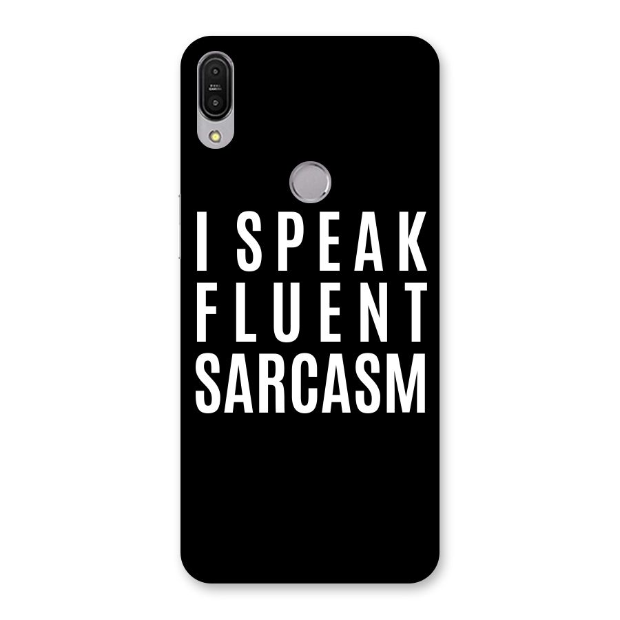 Fluent Sarcasm Back Case for Zenfone Max Pro M1